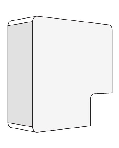 Угол плоский 40x17 DKC 00425 в Старом Осколе Аксессуары для кабель-канала Pintop.ru