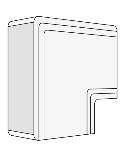Угол плоский NPAN 200x60 DKC 01748 в Старом Осколе Аксессуары для кабель-канала Pintop.ru