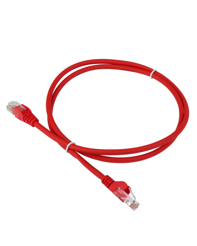 Патч-корд LANMASTER LSZH UTP кат.5e, 0.3 м, красный LANMASTER LAN-PC45/U5E-0.3-RD в Старом Осколе Патчкорды (медные) Pintop.ru