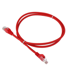 Патч-корд LANMASTER LSZH UTP кат.5e, 12 м, красный LANMASTER LAN-PC45/U5E-12-RD